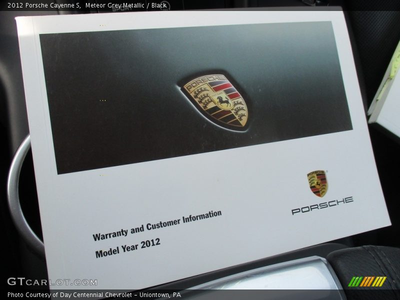 Meteor Grey Metallic / Black 2012 Porsche Cayenne S