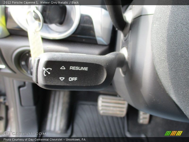 Meteor Grey Metallic / Black 2012 Porsche Cayenne S