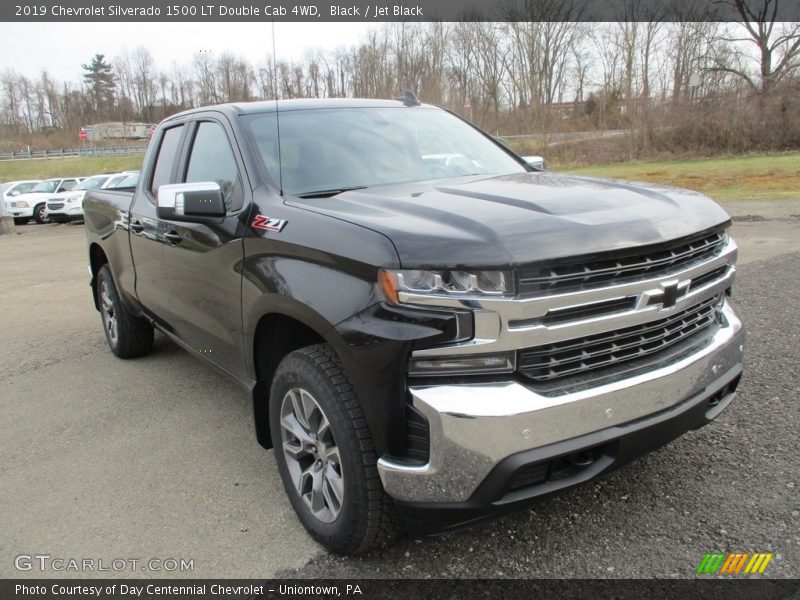 Black / Jet Black 2019 Chevrolet Silverado 1500 LT Double Cab 4WD