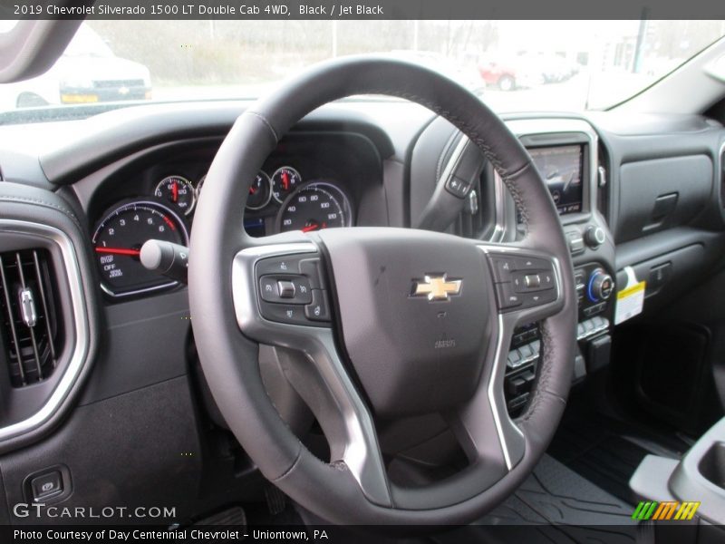 Black / Jet Black 2019 Chevrolet Silverado 1500 LT Double Cab 4WD