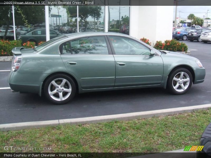 Mystic Emerald Green / Blond 2005 Nissan Altima 3.5 SE