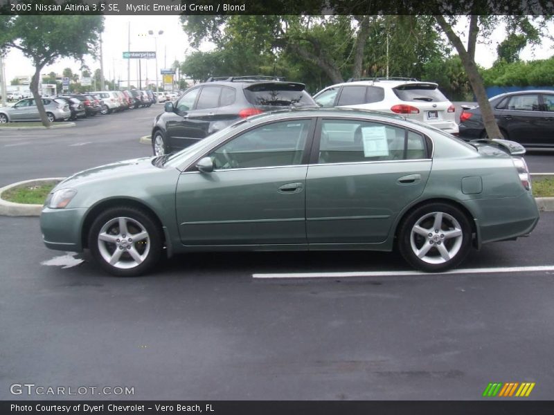 Mystic Emerald Green / Blond 2005 Nissan Altima 3.5 SE