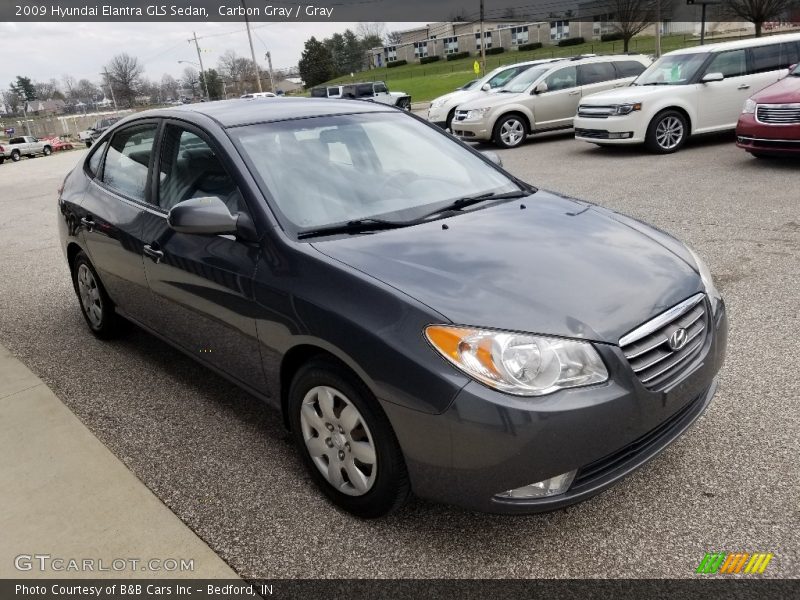 Carbon Gray / Gray 2009 Hyundai Elantra GLS Sedan