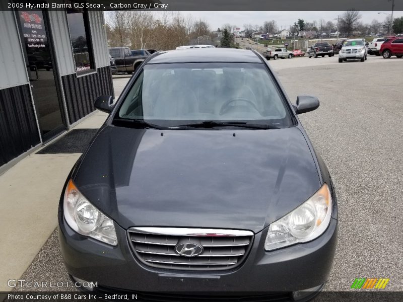 Carbon Gray / Gray 2009 Hyundai Elantra GLS Sedan