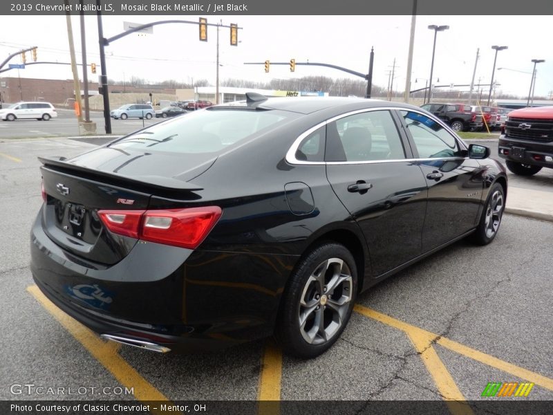 Mosaic Black Metallic / Jet Black 2019 Chevrolet Malibu LS