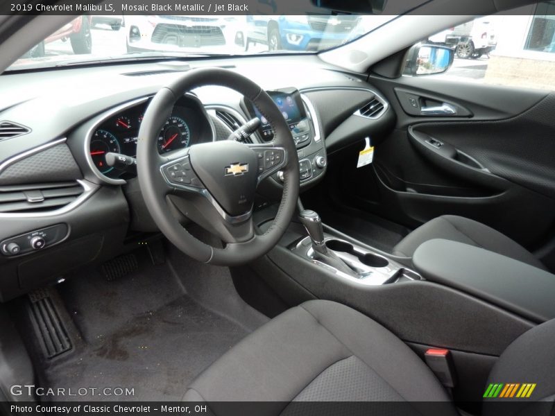 Mosaic Black Metallic / Jet Black 2019 Chevrolet Malibu LS
