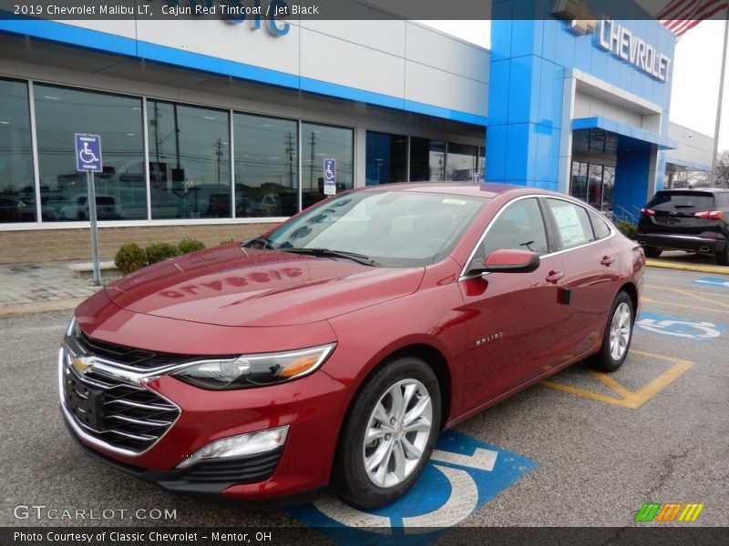 Cajun Red Tintcoat / Jet Black 2019 Chevrolet Malibu LT