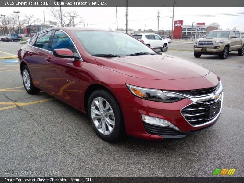 Cajun Red Tintcoat / Jet Black 2019 Chevrolet Malibu LT
