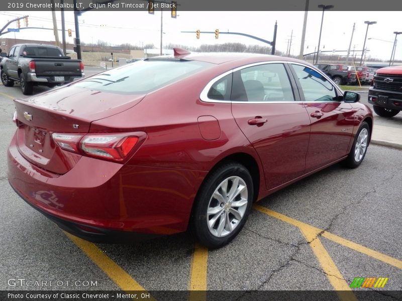 Cajun Red Tintcoat / Jet Black 2019 Chevrolet Malibu LT