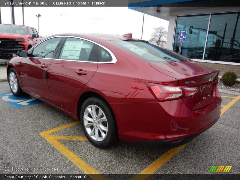 Cajun Red Tintcoat / Jet Black 2019 Chevrolet Malibu LT