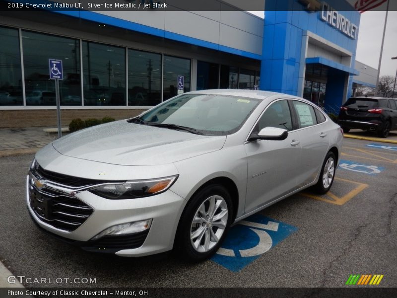 Silver Ice Metallic / Jet Black 2019 Chevrolet Malibu LT