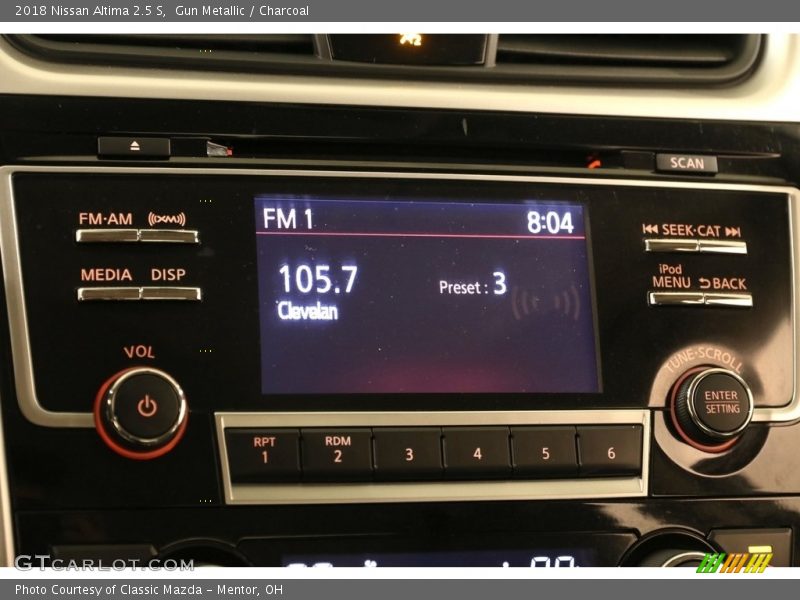 Gun Metallic / Charcoal 2018 Nissan Altima 2.5 S