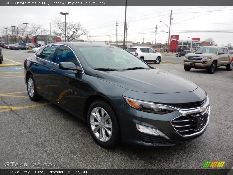 Shadow Gray Metallic / Jet Black 2019 Chevrolet Malibu LT