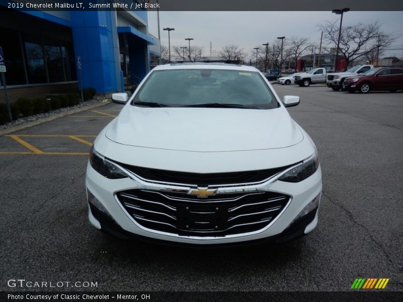 Summit White / Jet Black 2019 Chevrolet Malibu LT