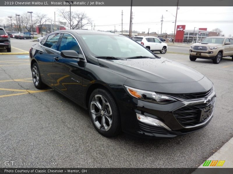 Mosaic Black Metallic / Jet Black 2019 Chevrolet Malibu LS