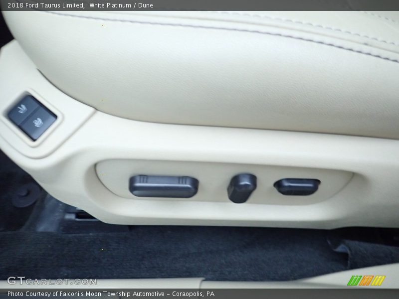 White Platinum / Dune 2018 Ford Taurus Limited