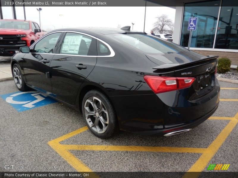 Mosaic Black Metallic / Jet Black 2019 Chevrolet Malibu LS