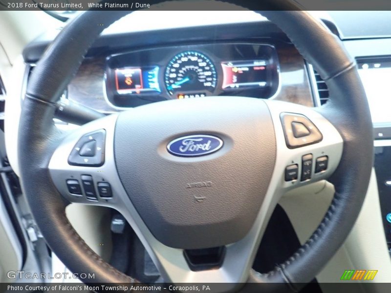 White Platinum / Dune 2018 Ford Taurus Limited
