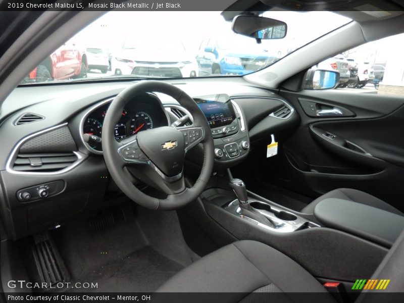 Mosaic Black Metallic / Jet Black 2019 Chevrolet Malibu LS