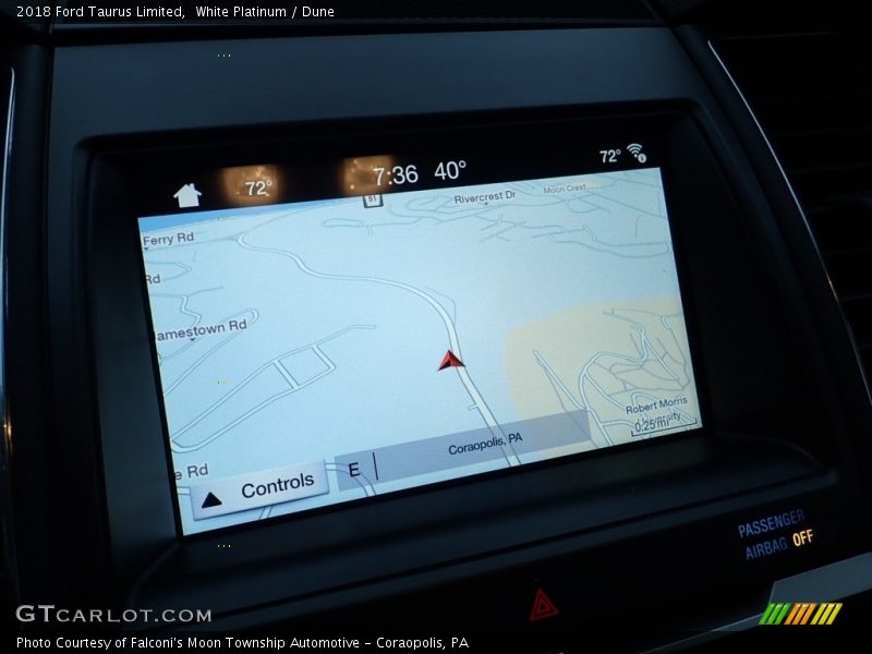 White Platinum / Dune 2018 Ford Taurus Limited