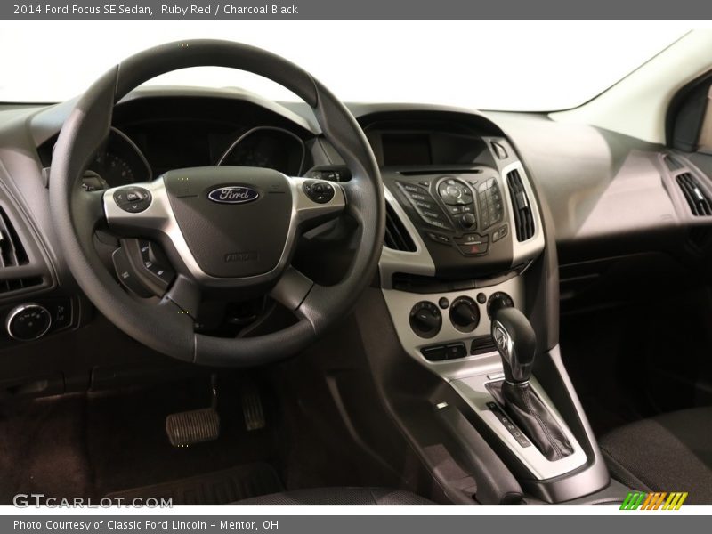 Ruby Red / Charcoal Black 2014 Ford Focus SE Sedan