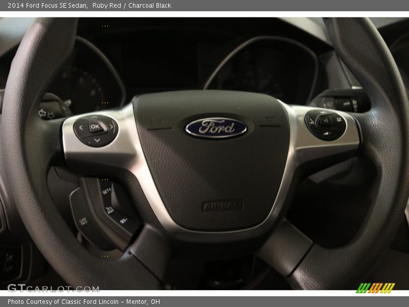 Ruby Red / Charcoal Black 2014 Ford Focus SE Sedan