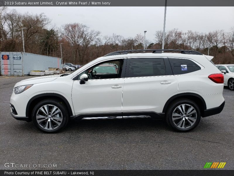 Crystal White Pearl / Warm Ivory 2019 Subaru Ascent Limited