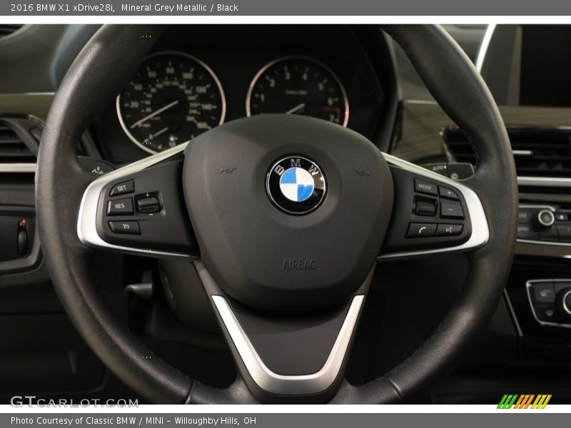 Mineral Grey Metallic / Black 2016 BMW X1 xDrive28i