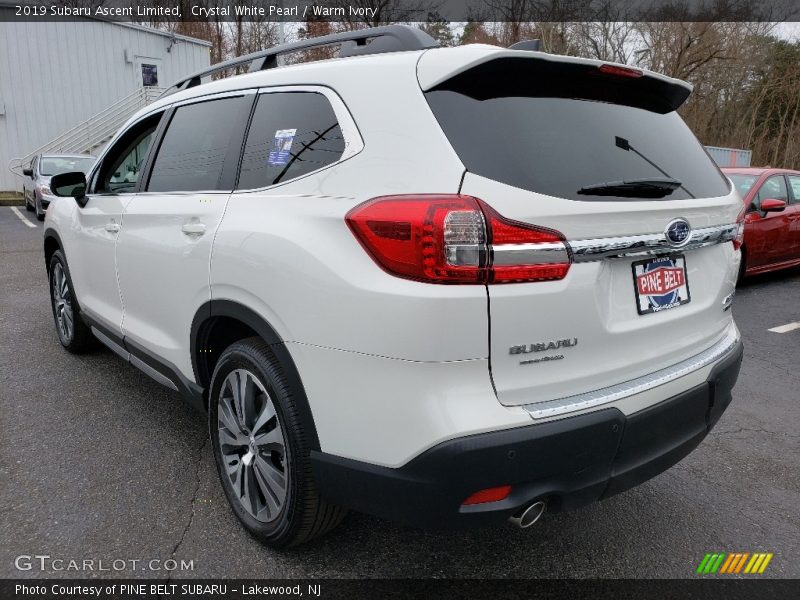 Crystal White Pearl / Warm Ivory 2019 Subaru Ascent Limited
