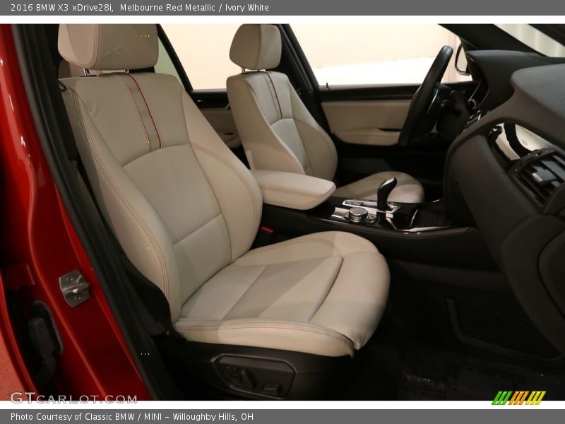 Melbourne Red Metallic / Ivory White 2016 BMW X3 xDrive28i