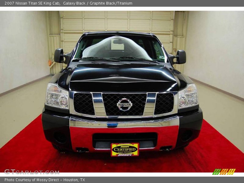 Galaxy Black / Graphite Black/Titanium 2007 Nissan Titan SE King Cab