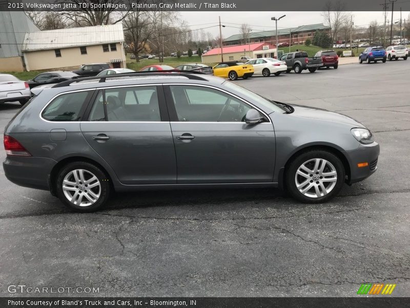 Platinum Gray Metallic / Titan Black 2013 Volkswagen Jetta TDI SportWagen