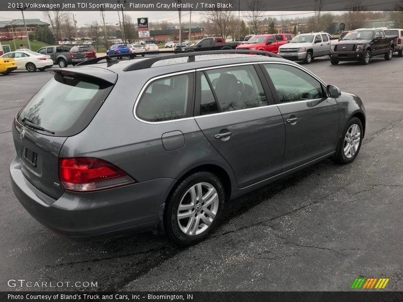 Platinum Gray Metallic / Titan Black 2013 Volkswagen Jetta TDI SportWagen