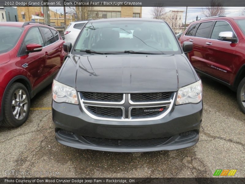 Dark Charcoal Pearl / Black/Light Graystone 2012 Dodge Grand Caravan SE