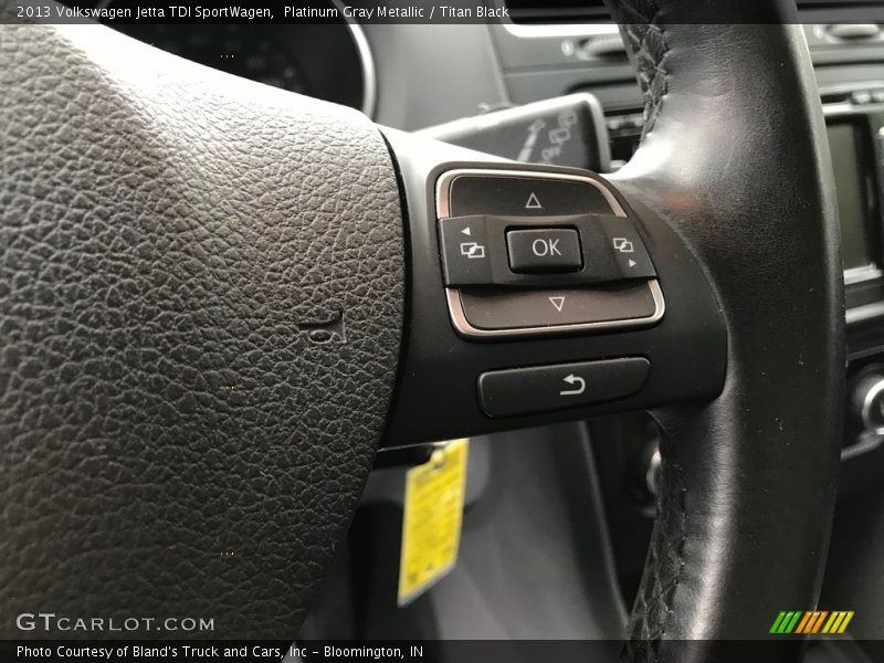 Platinum Gray Metallic / Titan Black 2013 Volkswagen Jetta TDI SportWagen