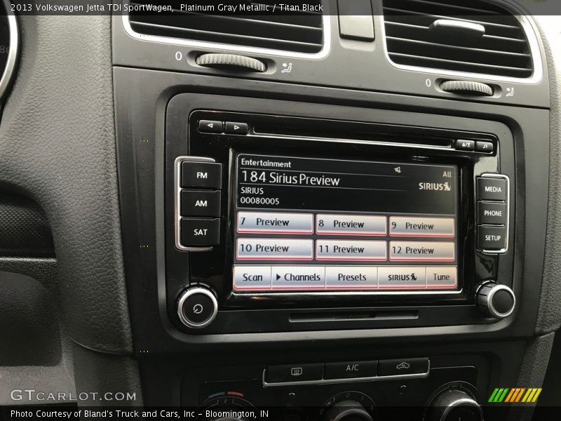 Platinum Gray Metallic / Titan Black 2013 Volkswagen Jetta TDI SportWagen