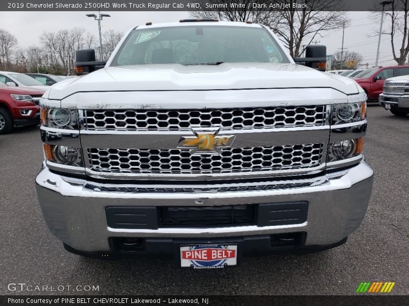 Summit White / Dark Ash/Jet Black 2019 Chevrolet Silverado 2500HD Work Truck Regular Cab 4WD