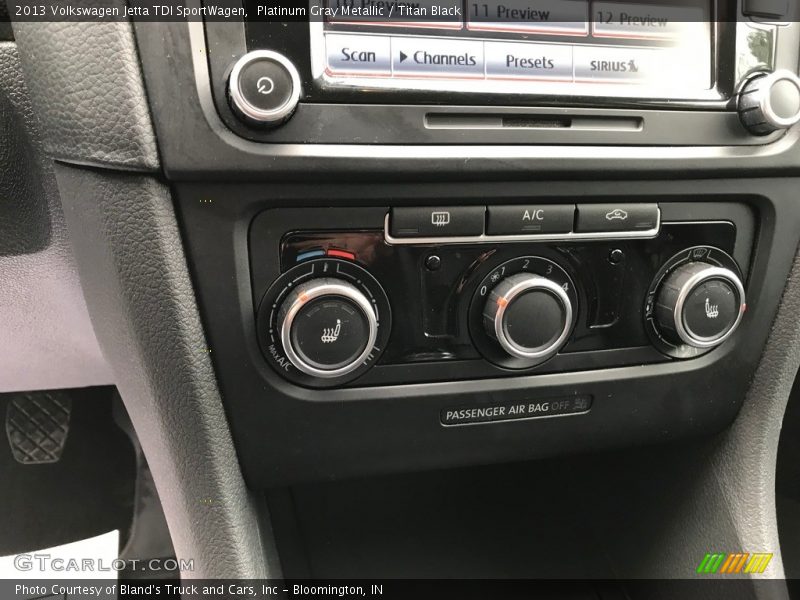 Platinum Gray Metallic / Titan Black 2013 Volkswagen Jetta TDI SportWagen
