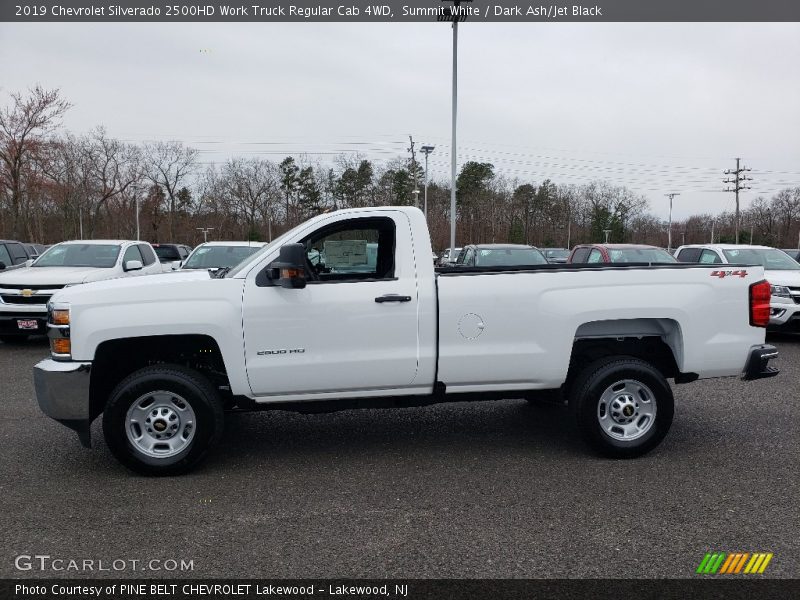 Summit White / Dark Ash/Jet Black 2019 Chevrolet Silverado 2500HD Work Truck Regular Cab 4WD