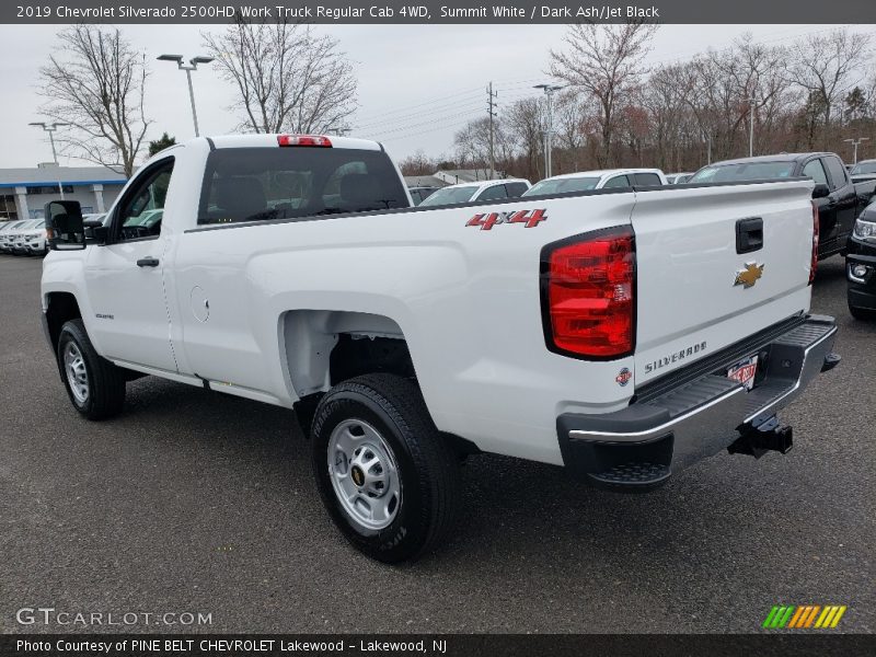 Summit White / Dark Ash/Jet Black 2019 Chevrolet Silverado 2500HD Work Truck Regular Cab 4WD