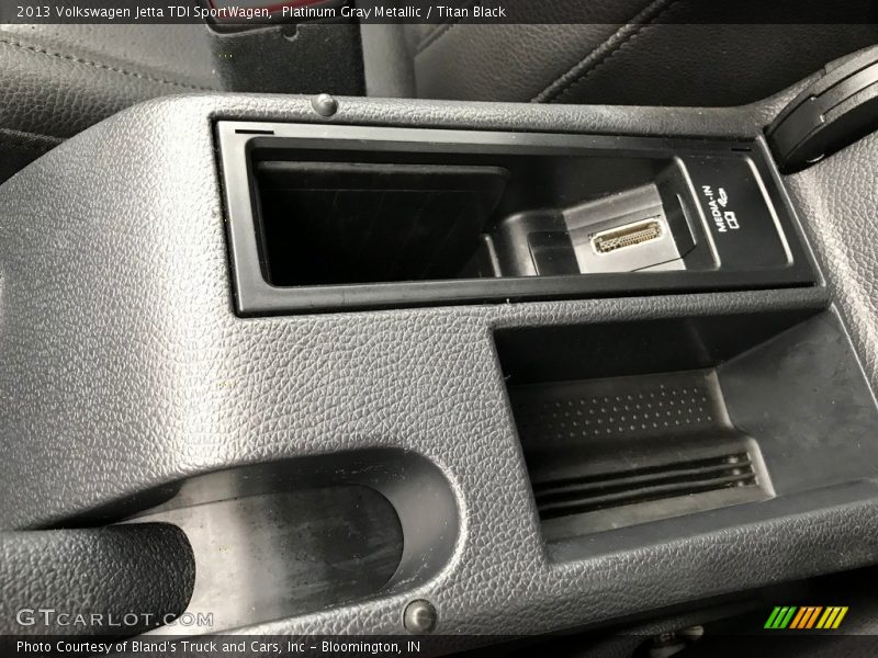 Platinum Gray Metallic / Titan Black 2013 Volkswagen Jetta TDI SportWagen