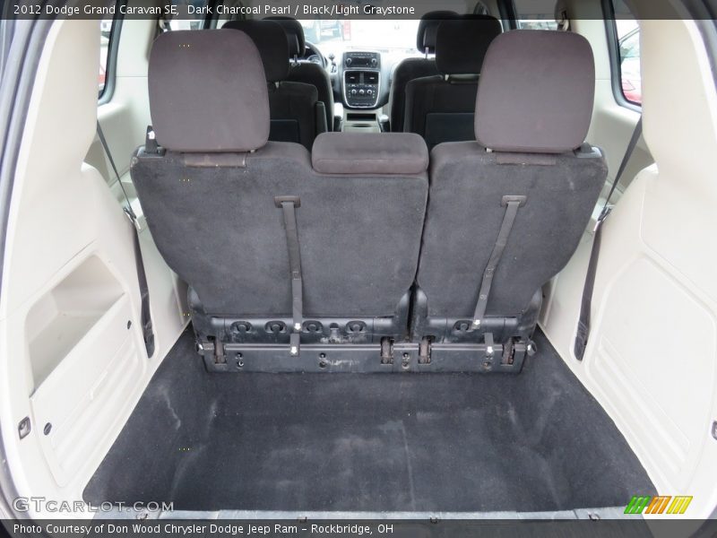 Dark Charcoal Pearl / Black/Light Graystone 2012 Dodge Grand Caravan SE