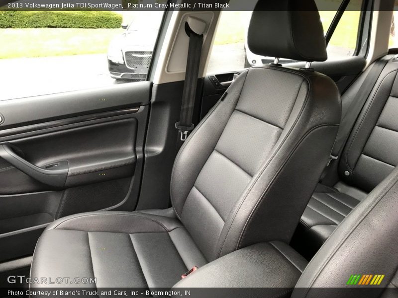 Platinum Gray Metallic / Titan Black 2013 Volkswagen Jetta TDI SportWagen