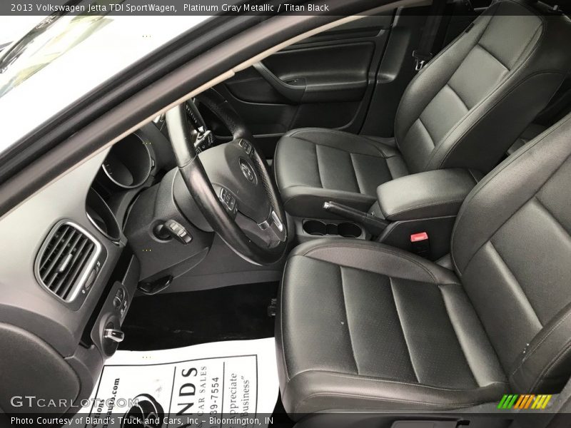 Platinum Gray Metallic / Titan Black 2013 Volkswagen Jetta TDI SportWagen