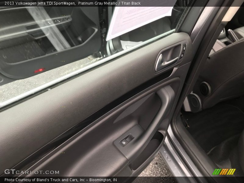 Platinum Gray Metallic / Titan Black 2013 Volkswagen Jetta TDI SportWagen