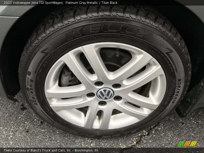 Platinum Gray Metallic / Titan Black 2013 Volkswagen Jetta TDI SportWagen