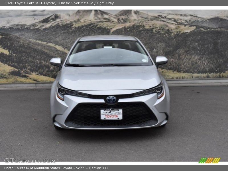 Classic Silver Metallic / Light Gray 2020 Toyota Corolla LE Hybrid