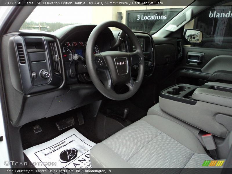 Summit White / Dark Ash/Jet Black 2017 GMC Sierra 1500 Elevation Edition Double Cab 4WD
