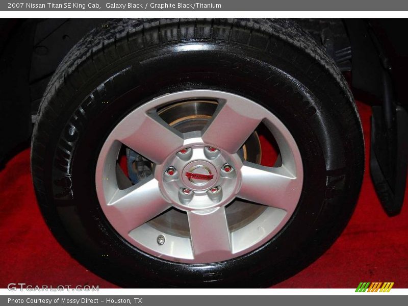 Galaxy Black / Graphite Black/Titanium 2007 Nissan Titan SE King Cab