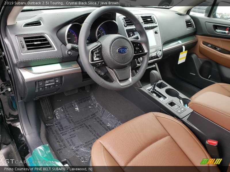  2019 Outback 2.5i Touring Java Brown Interior